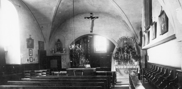 Le choeur des religieuses avant 1905, chapelle de Sainte-Marie d'en-Haut