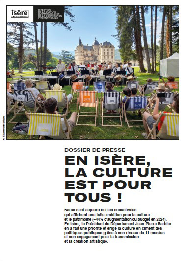 Dossier de presse culture en Isère