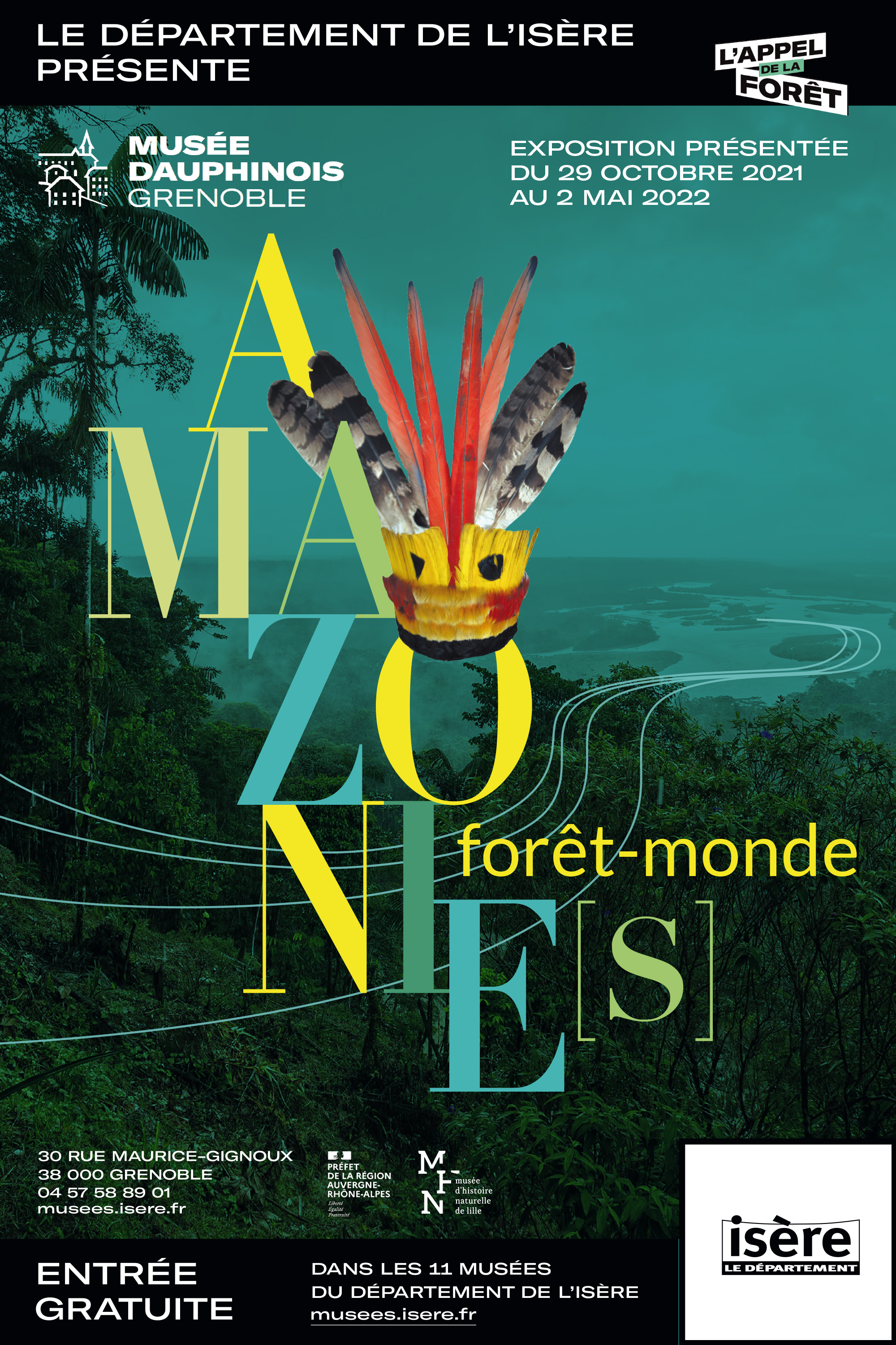 Affiche expo Amazonie
