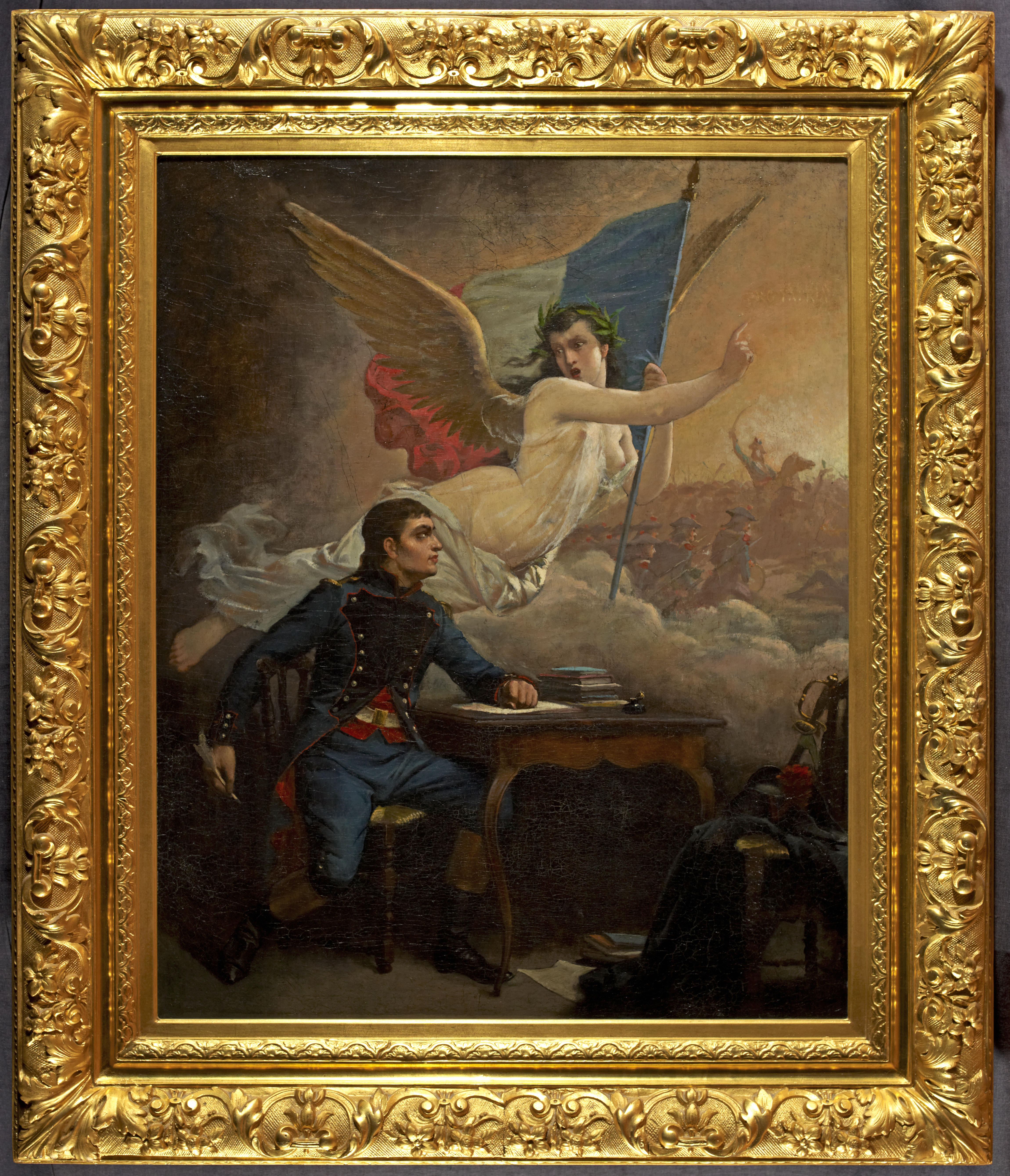 Rouget de Lisle composant la Marseillaise - Pinelli, Auguste (vers 1875) - Coll. Musée de la Révolution française