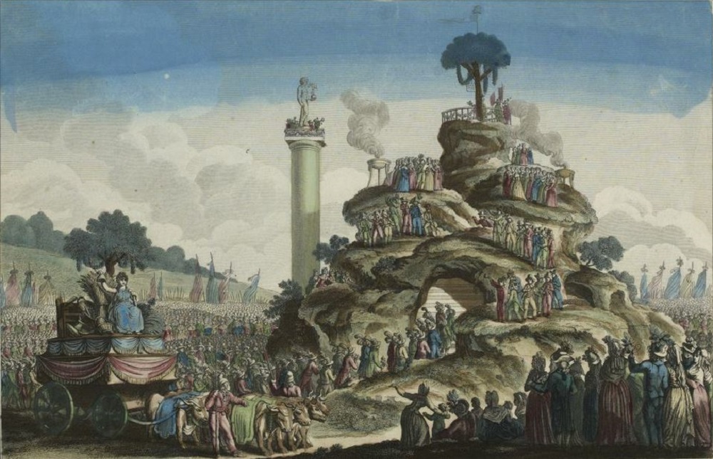 "Fête de l'Etre Suprême, le 8 juin 1794" par Jacques-François Chereau