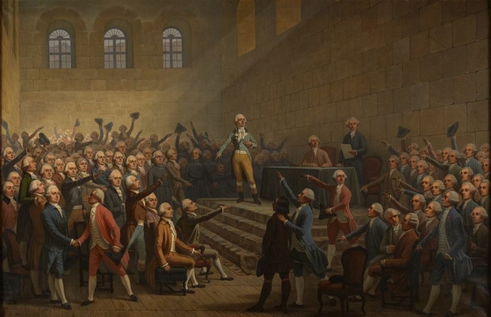 "Assemblée des trois ordres du Dauphiné au château de Vizille, le 21 juillet 1788", par Alexandre Debelle