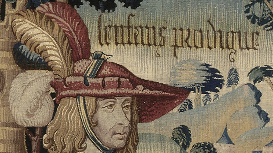 détail, Le Départ de l’Enfant prodigue, Pays-Bas du sud, vers 1510-1520 © RMN-Grand Palais (musée de Cluny - musée national du Moyen-Âge) / Gérard Blot / Christian Jean