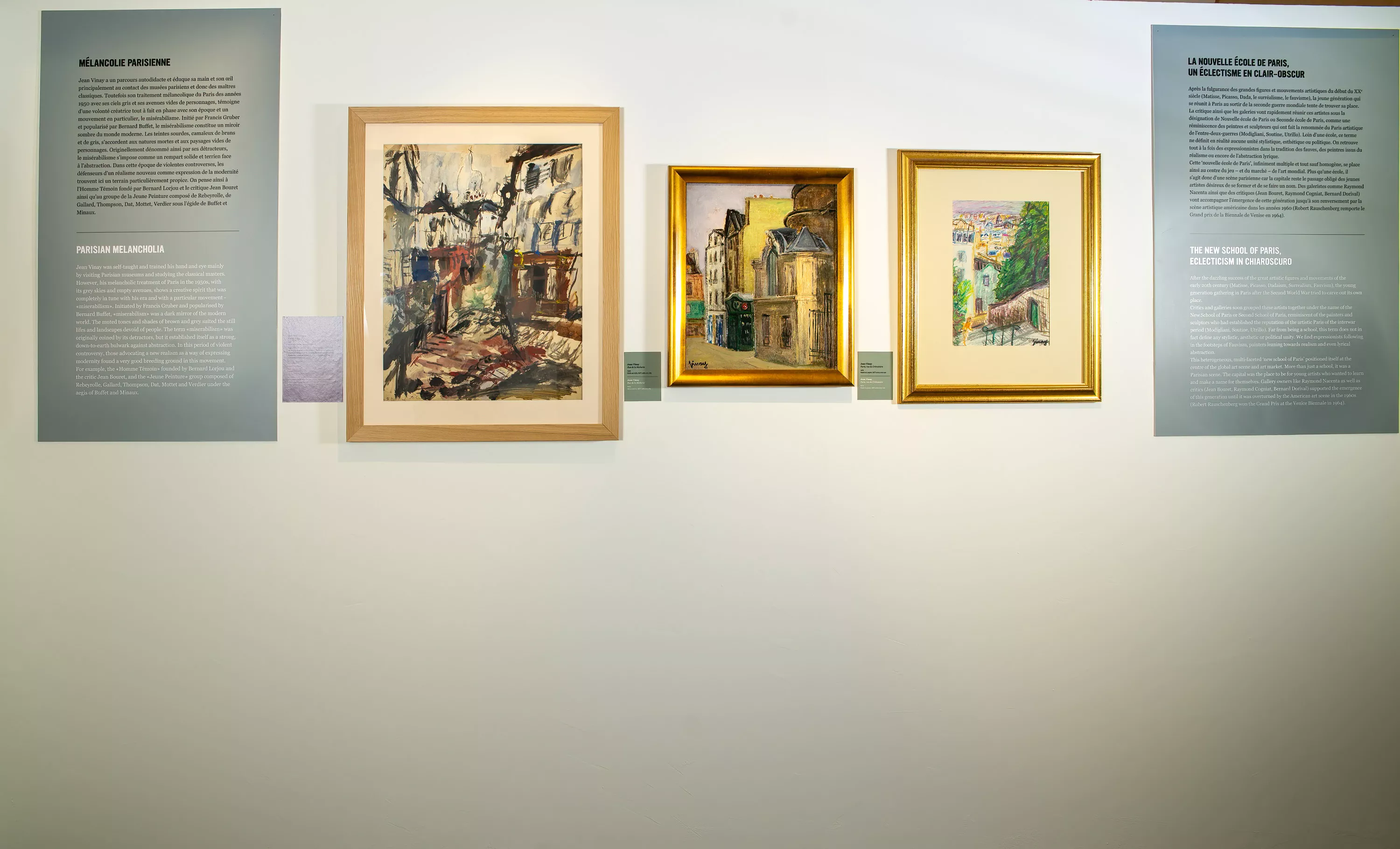 Vue d'exposition "Le temps recomposé"