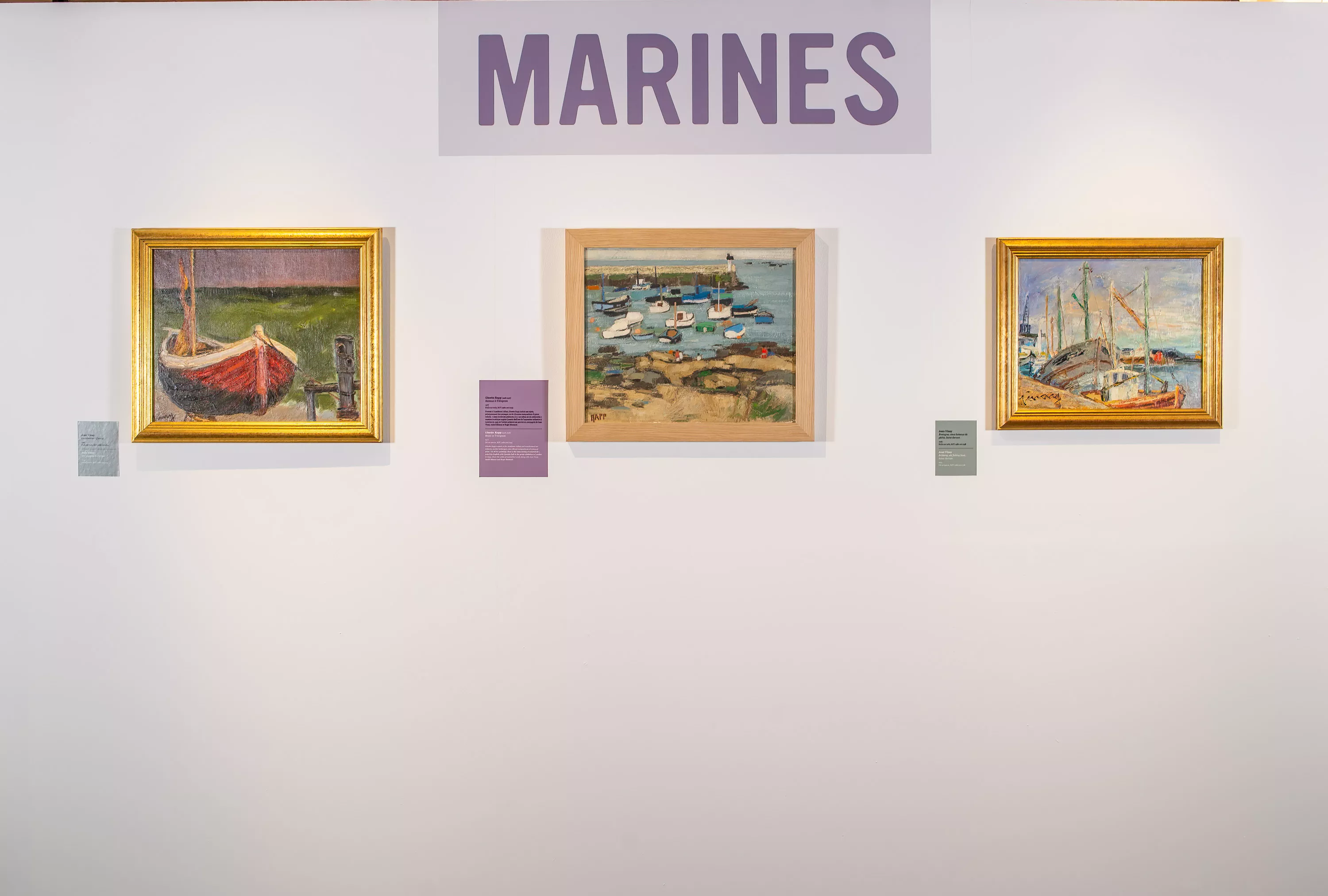 Vue d'exposition "Le temps recomposé"