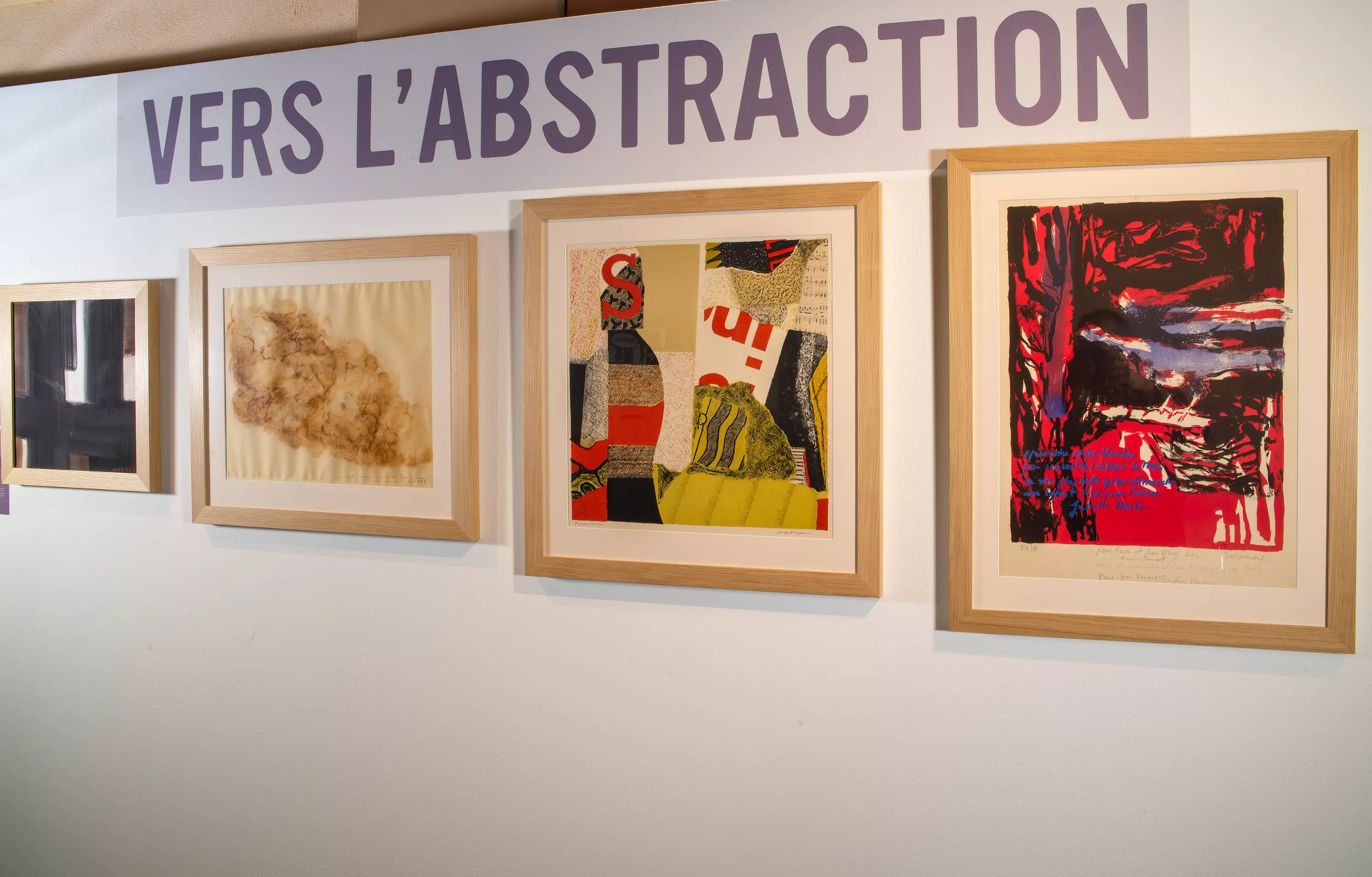 Vue d'exposition "Le temps recomposé"