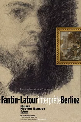 Affiche Fantin-Latour interprète Berlioz