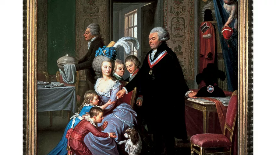 Doncre | Le juge Lecocq et sa famille © Coll.Musée de la Révolution française | Domaine de Vizille