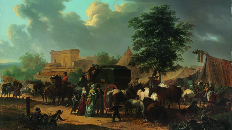 Swebach-Desfontaines | Un marché aux chevaux © Coll. Musée de la Révolution française | Domaine de Vizille