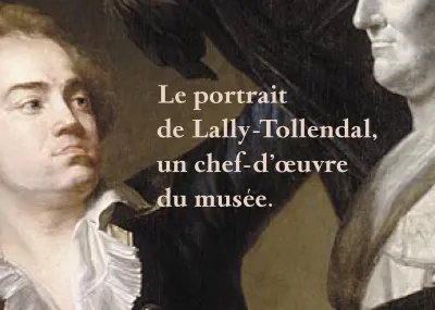 Affiche "Le portrait de Lally-Tollendal, un chef d’œuvre du musée" © Domaine de Vizille - Musée de la Révolution française / Département de l'Isère