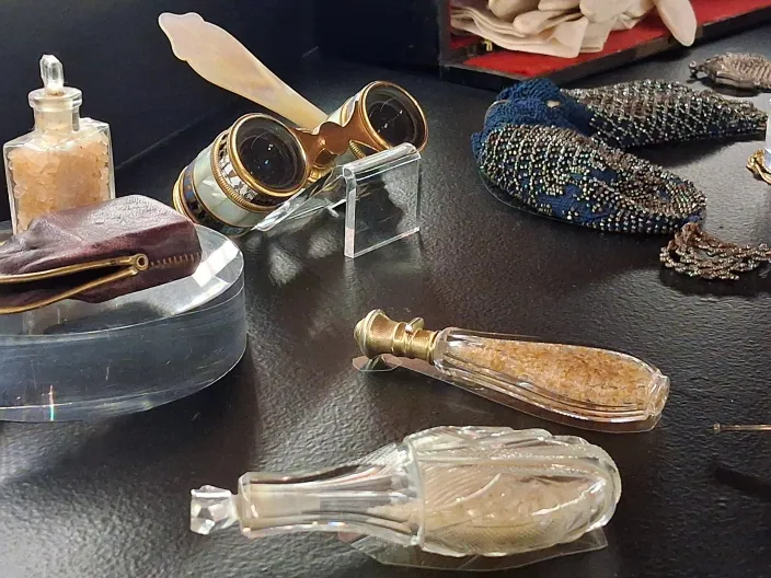 vitrine de l'exposition