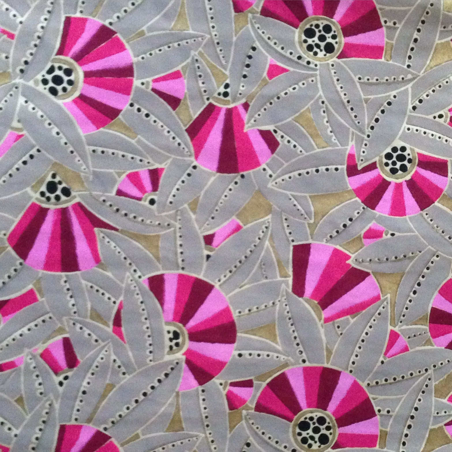 Papier peint Art déco, 1920-1930, Occitanie