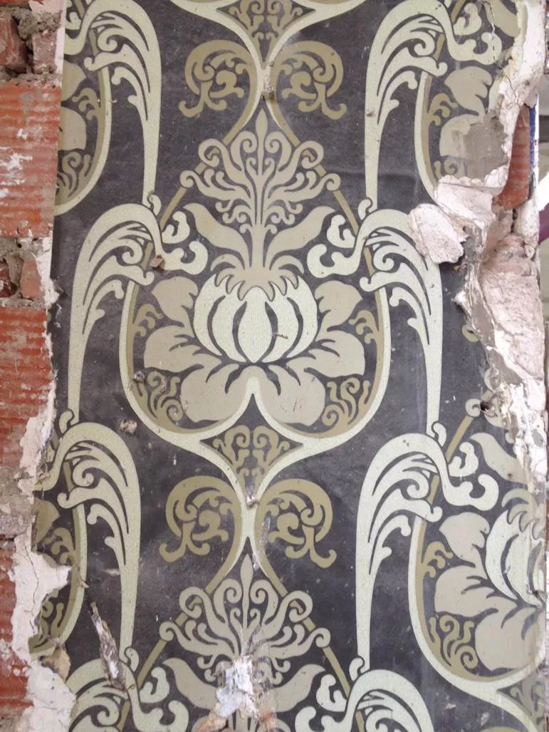 Papier peint Art nouveau, ancien casino d’Allevard