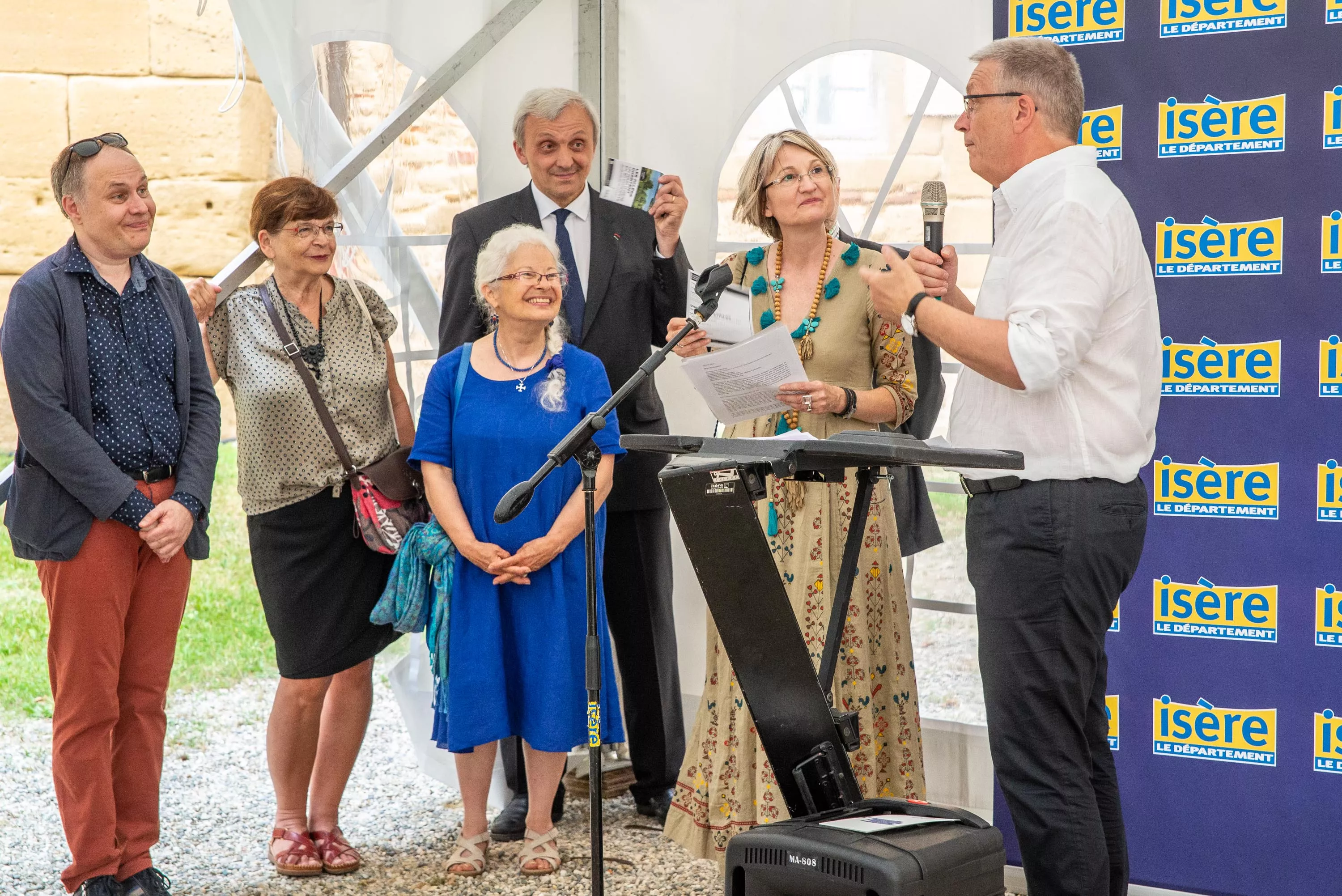 Inauguration de l'exposition Chemins d'étoiles. Reliques et pèlerinages au Moyen Age