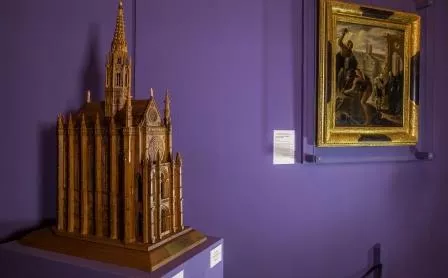 Vue de l'exposition Bâtisseurs d'Éternité