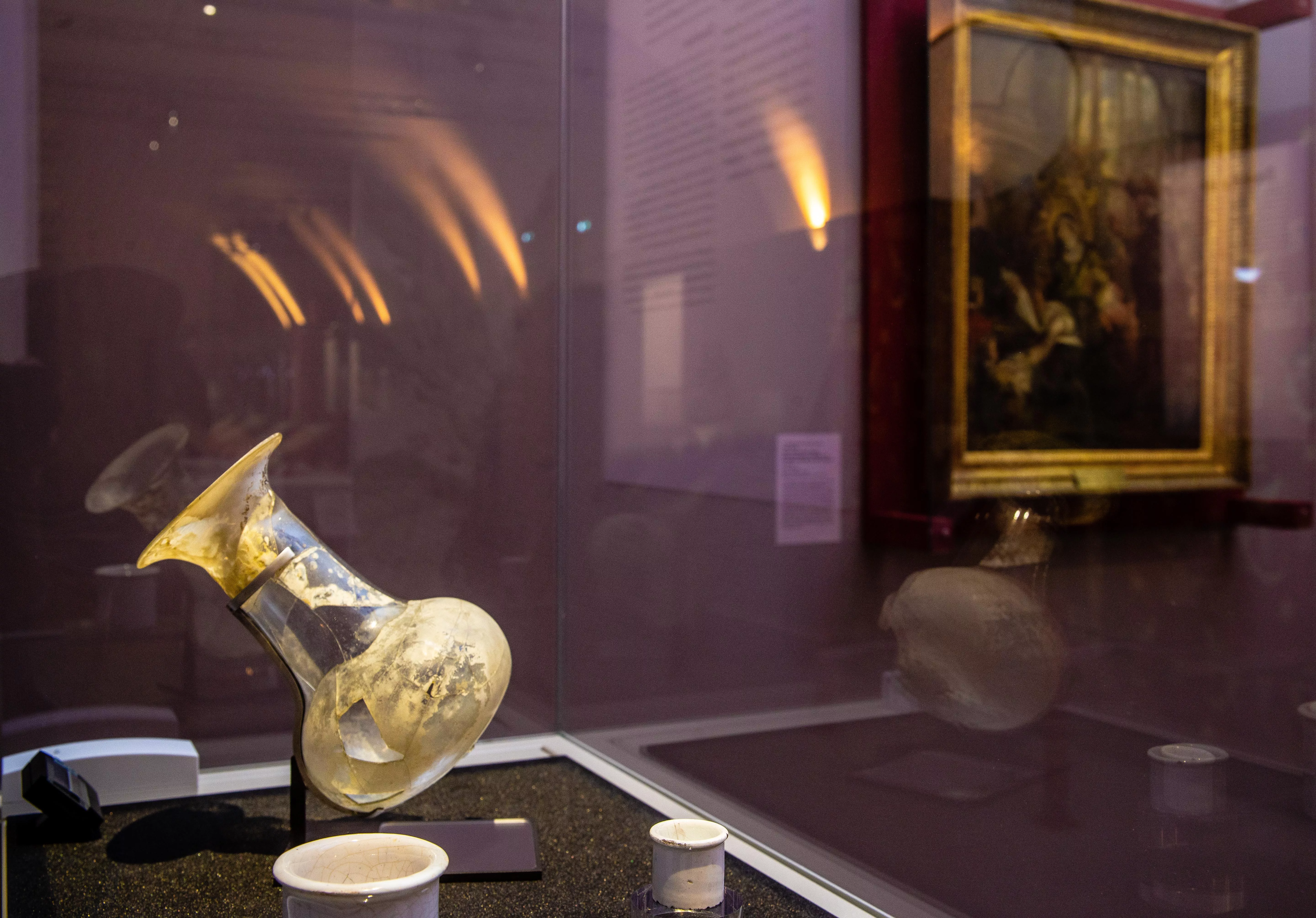 Vue de l'exposition Vous avez dit mandragore? Accueillir et soigner en Occident Vue de l'exposition Vous avez dit mandragore? Accueillir et soigner en Occident