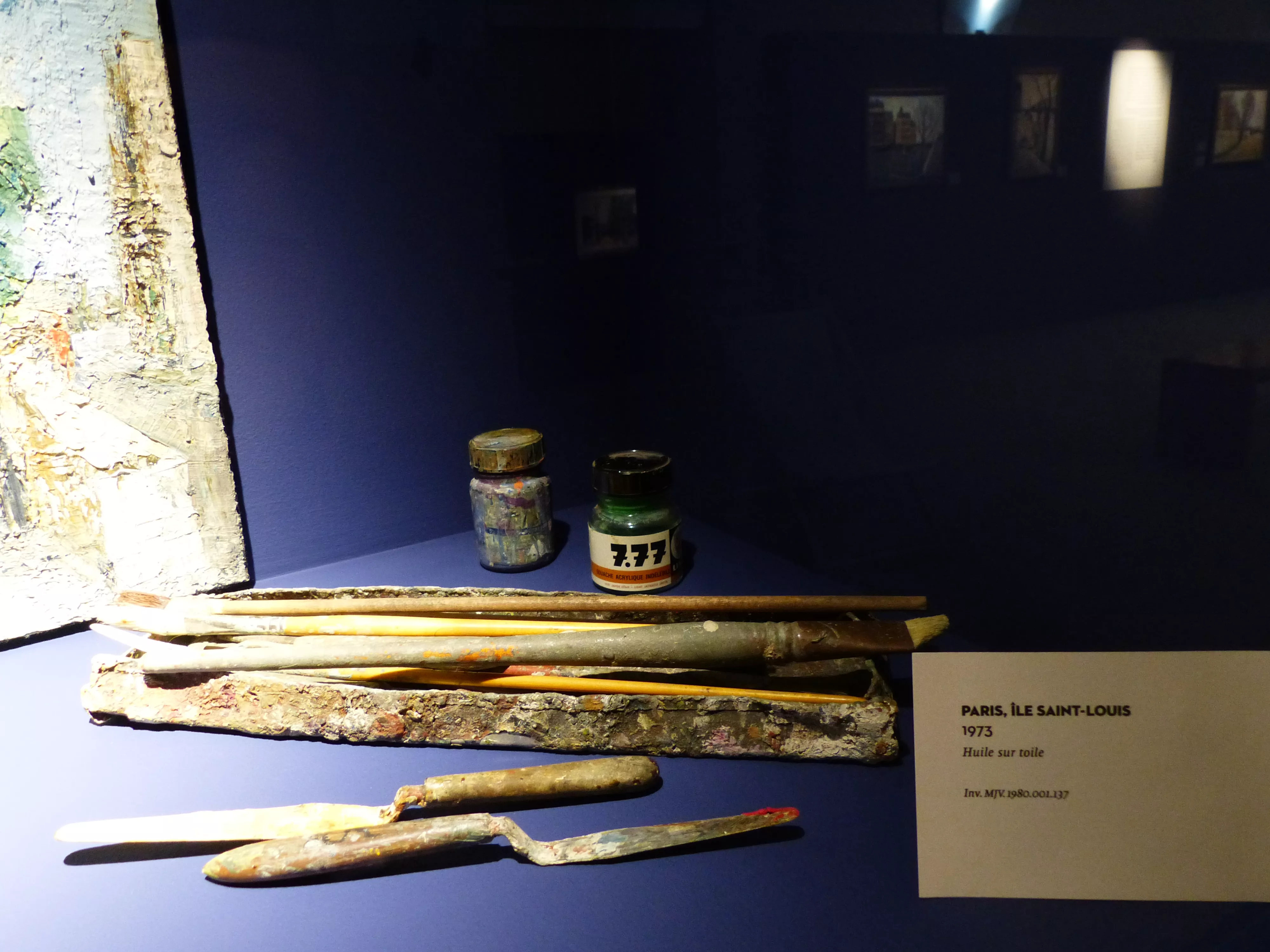 Les pinceaux ayant appartenu à Jean Vinay