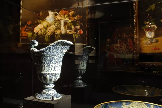 Vue de l'exposition Une histoire des Sens