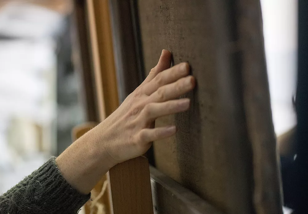 Au revers de la toile Etude du revers de la toile