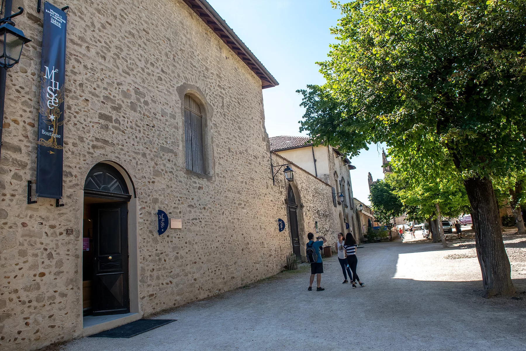 Entrée de la boutique du musée