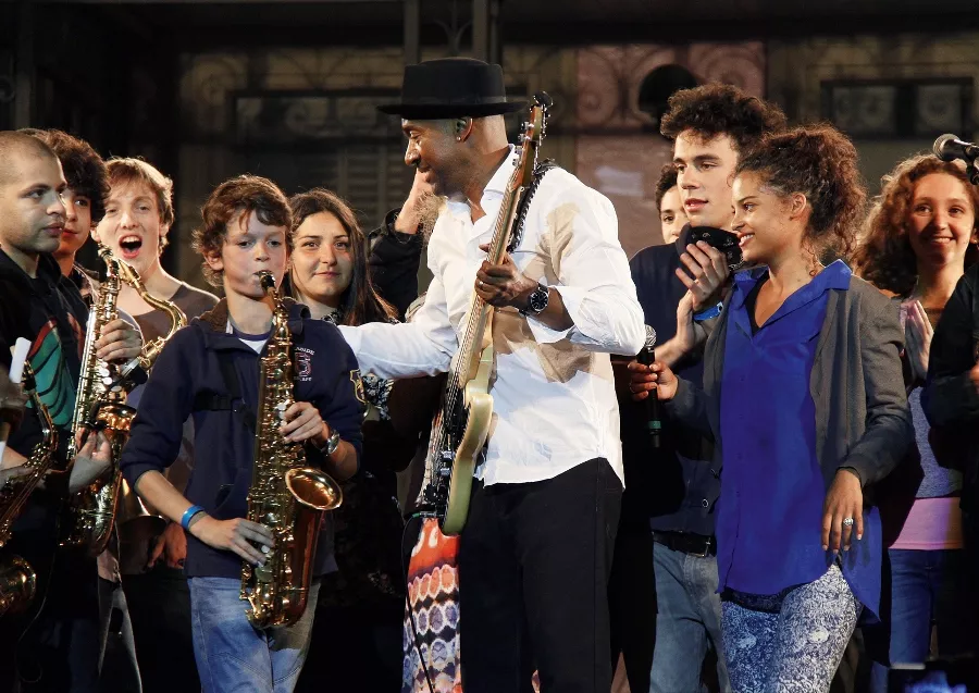 Marcus Miller et Agathe Iracema Festival Les Enfants du jazz, Barcelonnette, 2013