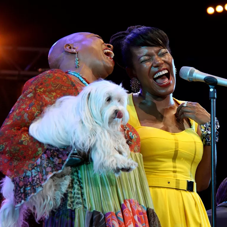 Dee Dee Bridgewater, China Moses (sa fille) et Elliott Festival Jazz à Vienne, 2010