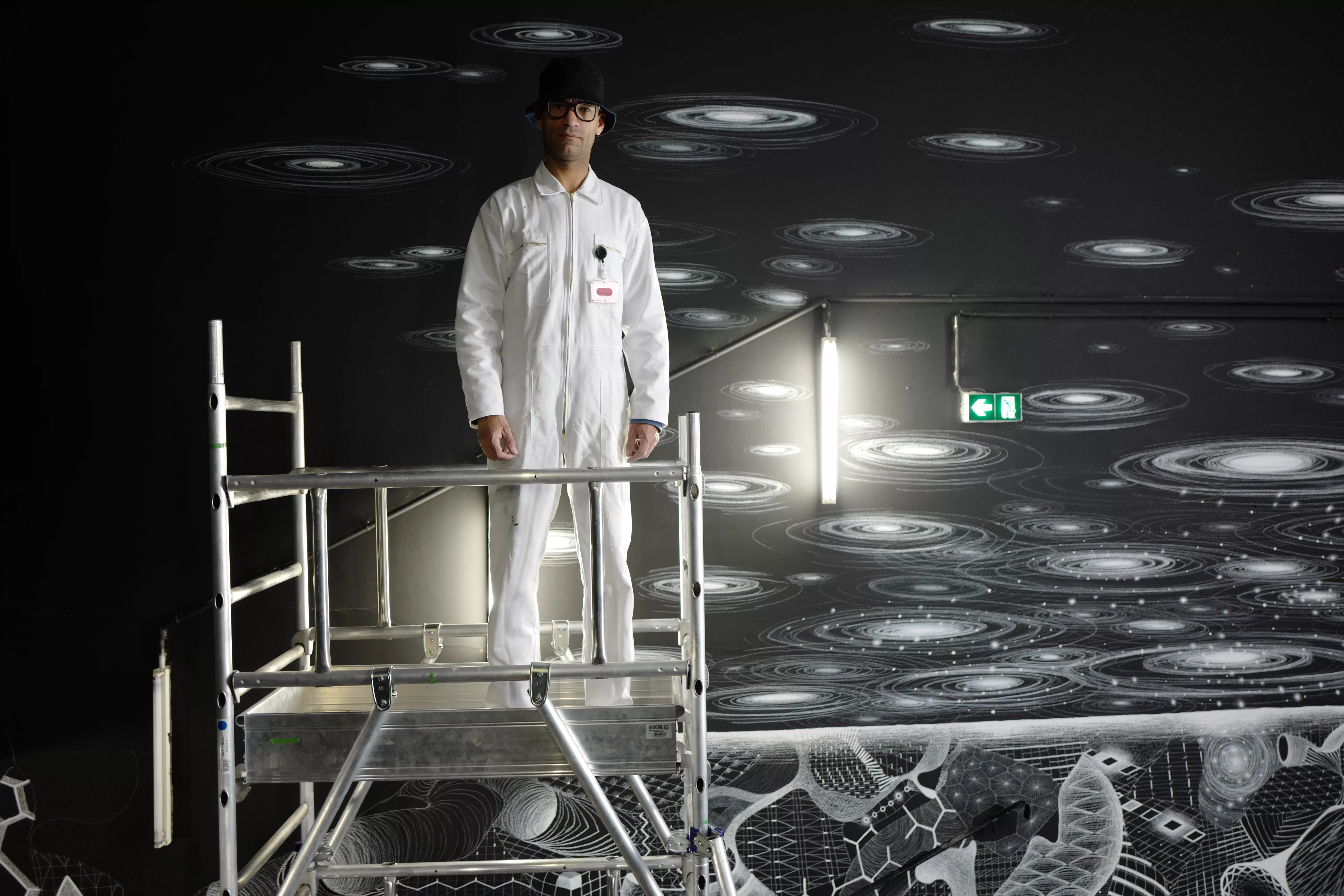 Portrait de Philippe Baudelocque au Palais de Tokyo © Jessica Martin