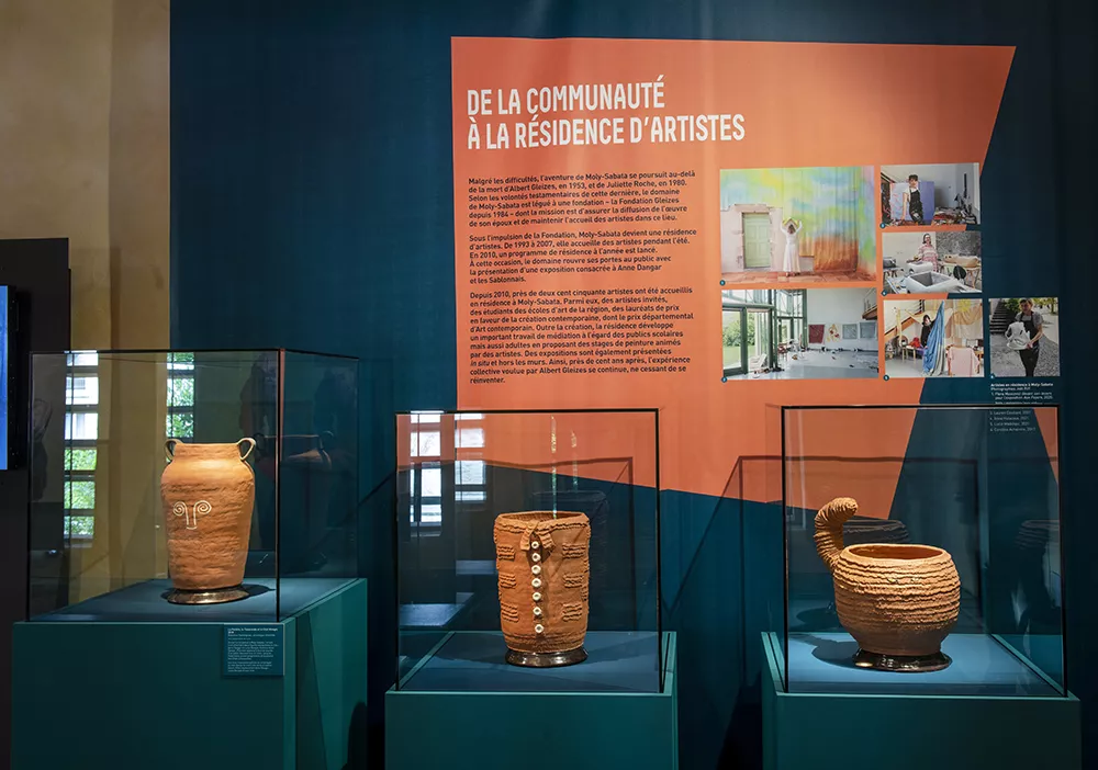 Vivre le cubisme à Moly-Sabata Vivre le cubisme à Moly-Sabata - dernière salle de l'exposition