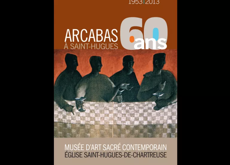Affiche de l'exposition temporaire "Arcabas, 60 ans à Saint-Hugues"