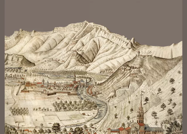 Affiche Les Alpes de Jean de Beins