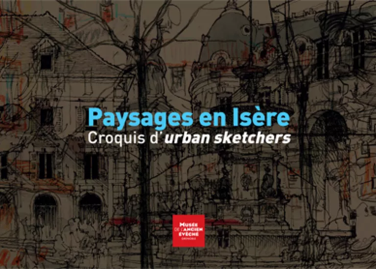 Paysages en Isère Croquis d'urban sketchers © Musée de l'Ancien Evêché