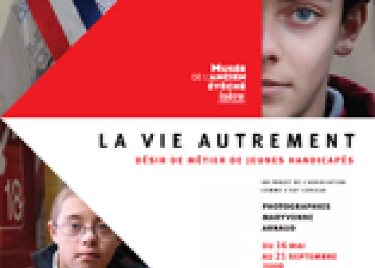 Affiche La vie autrement © Musée de l'Ancien Evêché