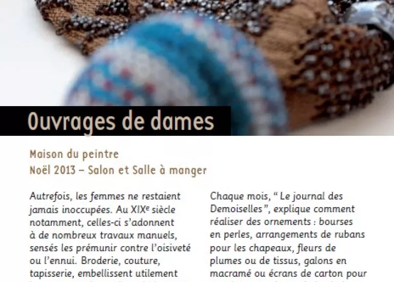 Ouvrages de dames Ouvrages de dames