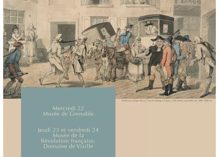 Affiche LA REPUBLIQUE EN VOYAGE 1770-1830 © Domaine de Vizille / Département de l'Isère