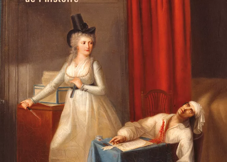 Affiche "Corday contre Marat" © Domaine de Vizille - Musée de la Révolution française / Département de l'Isère