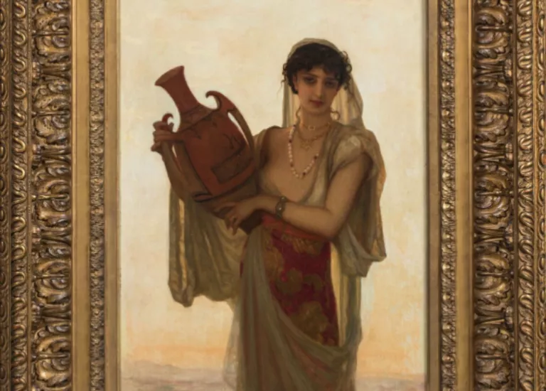 Porteuse d'amphore, Ernest Hébert (1817-1908), Coll. musée Hébert, Département de l'Isère