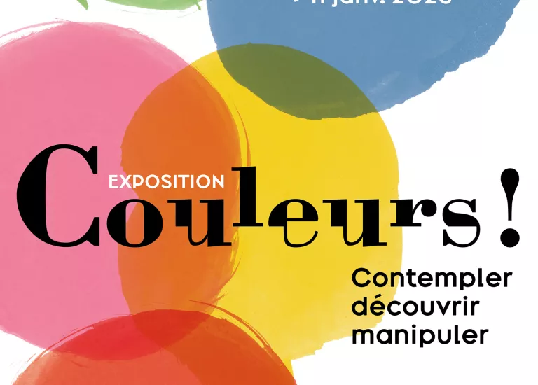 Affiche Exposition Couleurs au musée Hébert