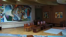 Vue d'ensemble intérieur - Chapelle de la Résurrection - Bergame © Département de l'Isère Vue d'ensemble intérieur - Chapelle de la Résurrection - Bergame © Département de l'Isère