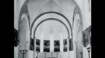 Vue d'ensemble - Choeur de l'église en 1953