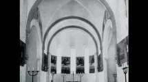 Vue d'ensemble - Choeur de l'église en 1953 Vue d'ensemble - Choeur de l'église en 1953
