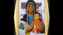 Madone à l'enfant, 2009, Chapelle de la Réconciliation, Costa Serina, Bergame © Département de l'Isère Madone à l'enfant, 2009, Chapelle de la Réconciliation, Costa Serina, Bergame © Département de l'Isère