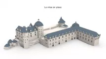 visuel animation 3 D de la construction du Domaine de Vizille © ©Colocarts