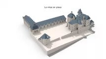 visuel animation 3 D de la construction du Domaine de Vizille © ©Colocarts