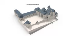 visuel animation 3 D de la construction du Domaine de Vizille © ©Colocarts