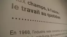 Aux champs, à l'usine : le travail au quotidien © Maison Bergès-Musée de la Houille blanche, graphiste Vincent Velasco