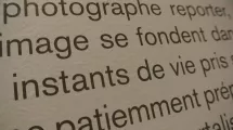 Aperçu d'un texte de l'expo "D'une vallée à une autre. Le Grésivaudan en 1968" © Maison Bergès-Musée de la Houille blanche, graphiste Vincent Velasco