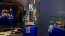 Salle d'exposition Chemins d'étoiles. Reliques et pèlerinages au Moyen Âge © Fabian Da Costa, 2019