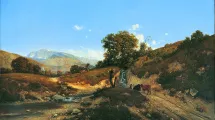 J.Achard, Vue du Taillefer, 1842