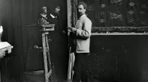 G. Hébert, Le sculpteur Joseph Gardet modelant le buste du peintre Alexis Axilette, 1889