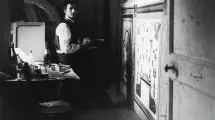 G. Hébert, Joseph X peignant dans l'atelier d'Hébert, 1888